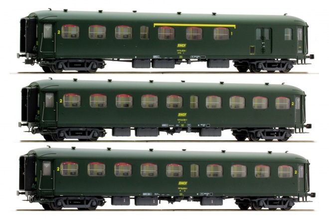 Ls Models Set Of 3 Passenger Cars Type Rapide Nord Eurotrainhobby